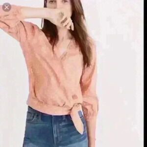 Madewell Tops Madewell Wrap Top In Star Scatter size medium